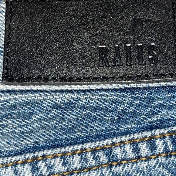 RAILS THE TOPANGA HIGH RISE STRAIGHT 100% COTTON BLUE JEANS - NEW WITH TAGS - 31 - Picture 8 of 15